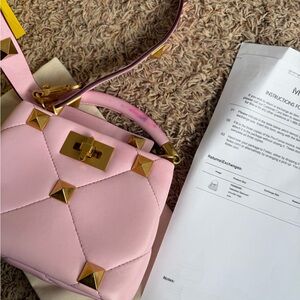 Roman Stud Mini embellished leather shoulder bag